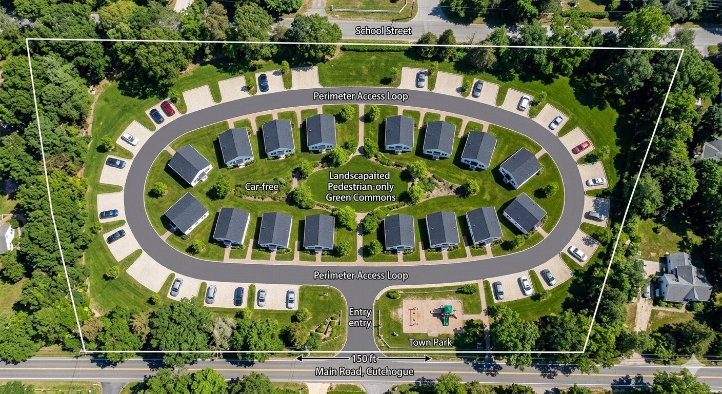 Illustrative community housing site plan