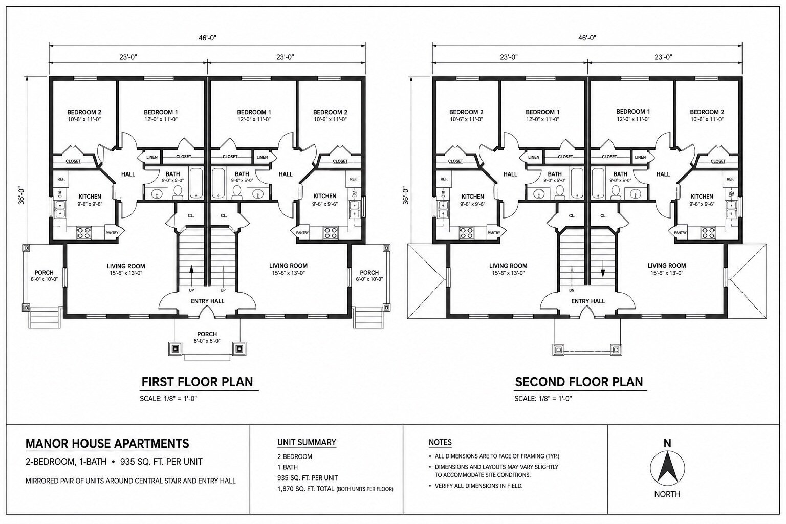 Manor House Apartments floor plans